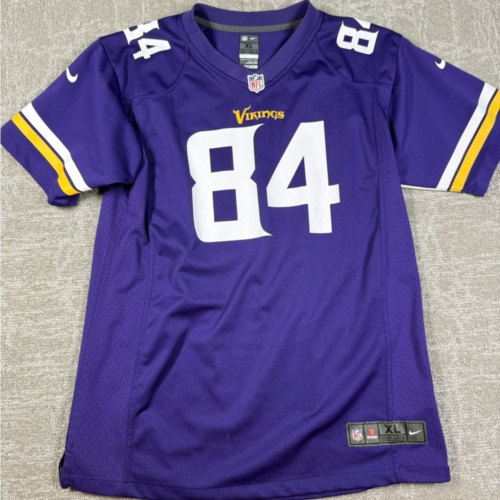 Nike On Field Minnesota Viking Patterson NFL Football Jersey 84 Adult Size XL